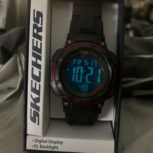 Skechers Mens Sport Digital Chronograph Plastic Watch